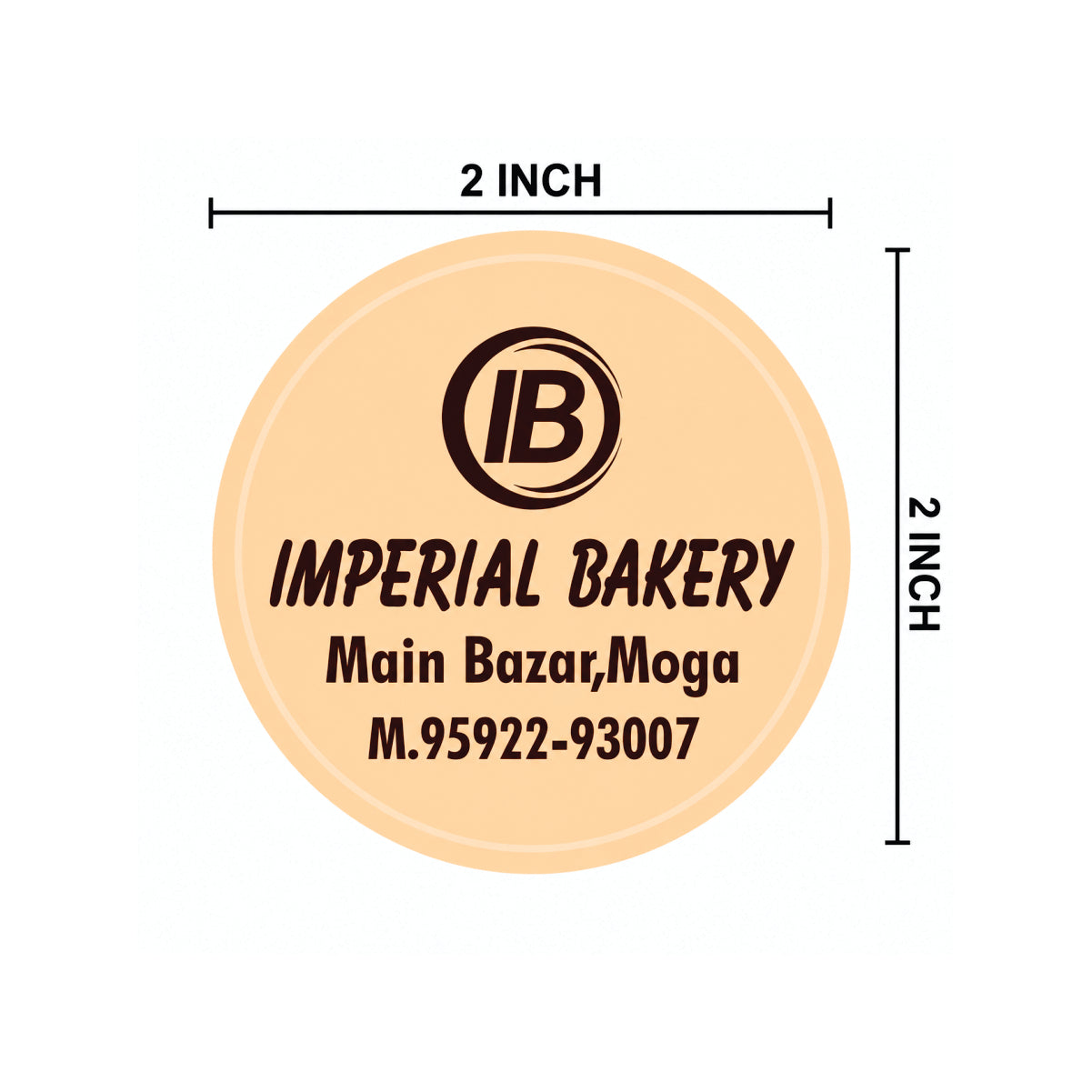CUSTOM STICKER BK 25 | 100 SHEETS
