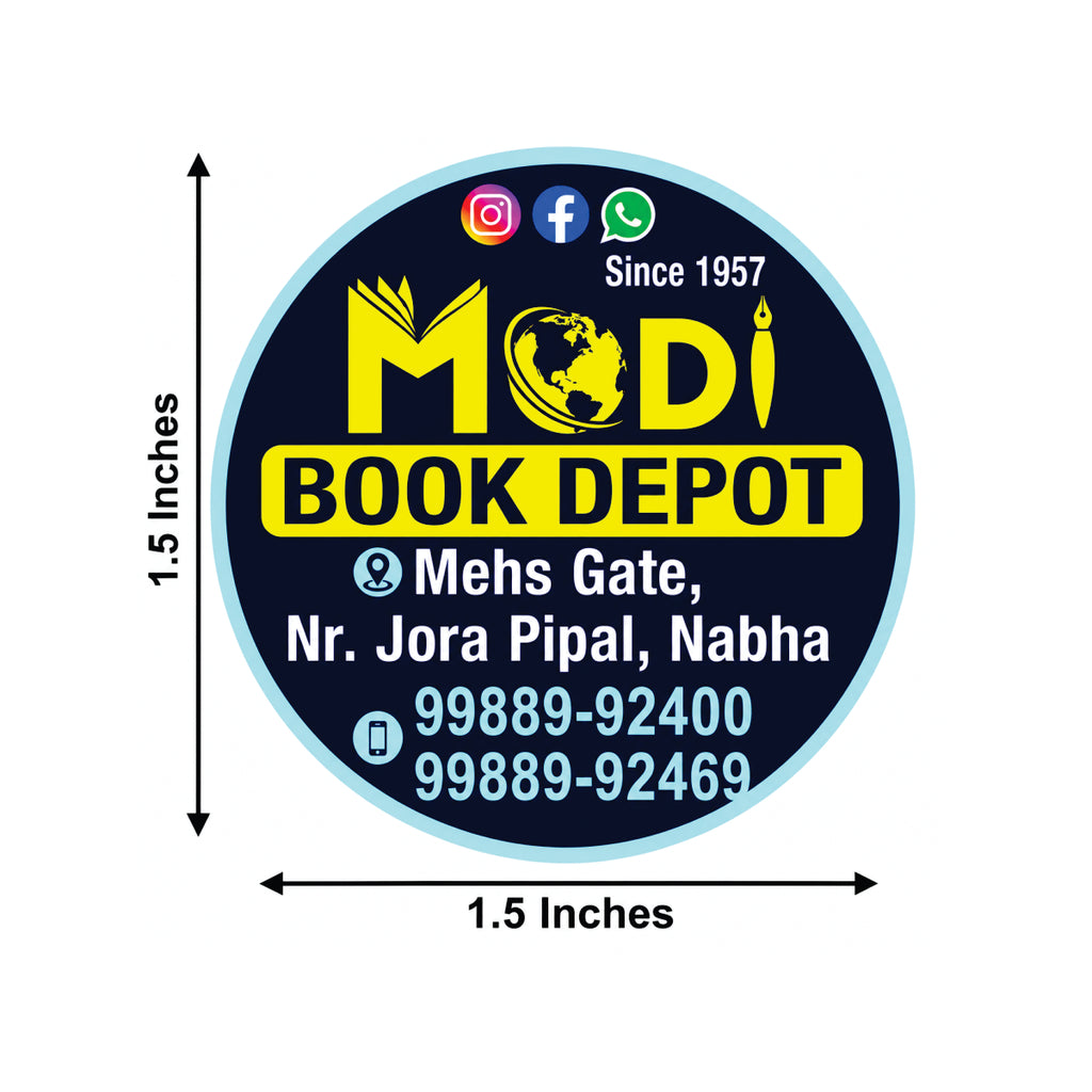CUSTOM STICKER Bo 25| 100 SHEETS