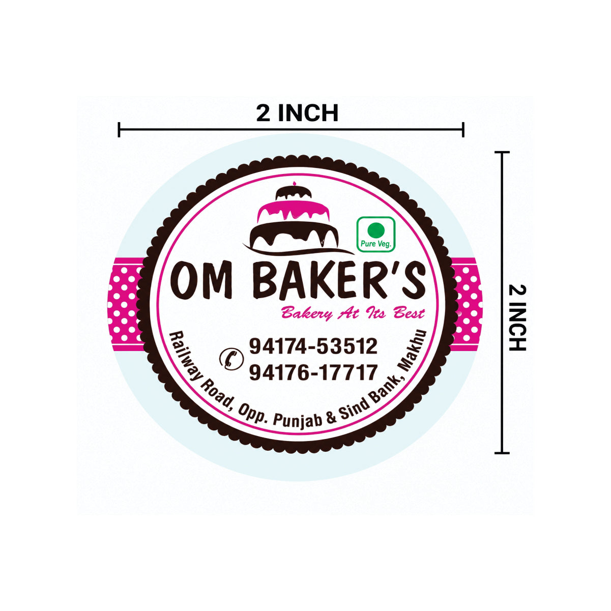 CUSTOM STICKER BK 26 | 100 SHEETS