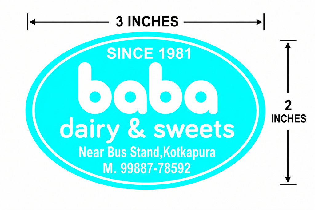 CUSTOM STICKER S 26| 100 SHEETS