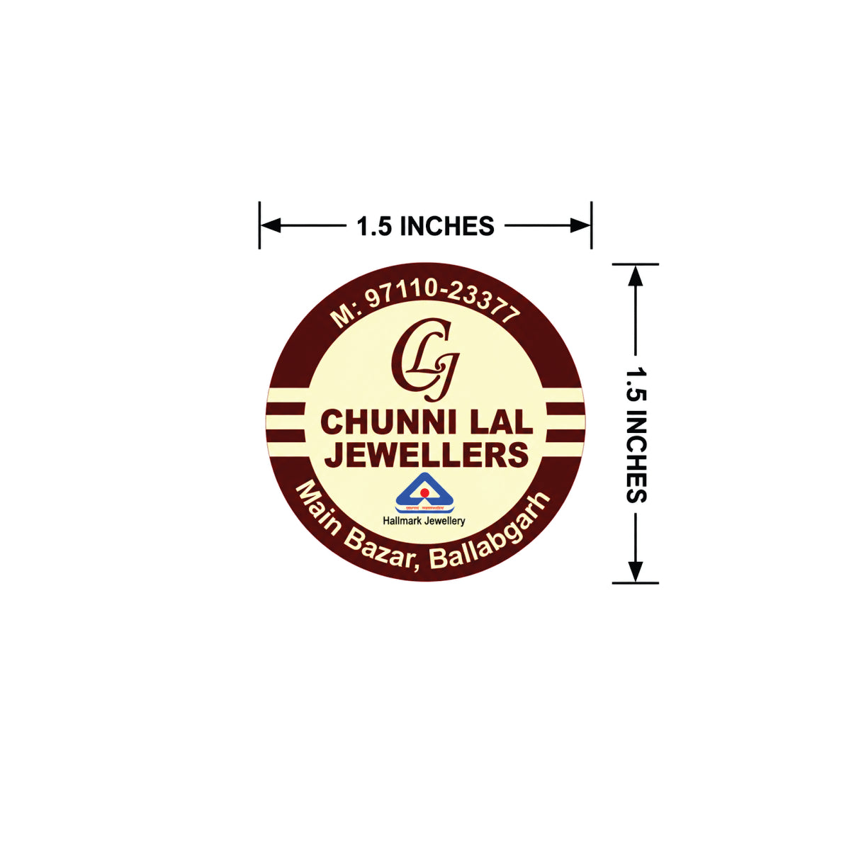 CUSTOM STICKER JE 26 | 100 SHEETS