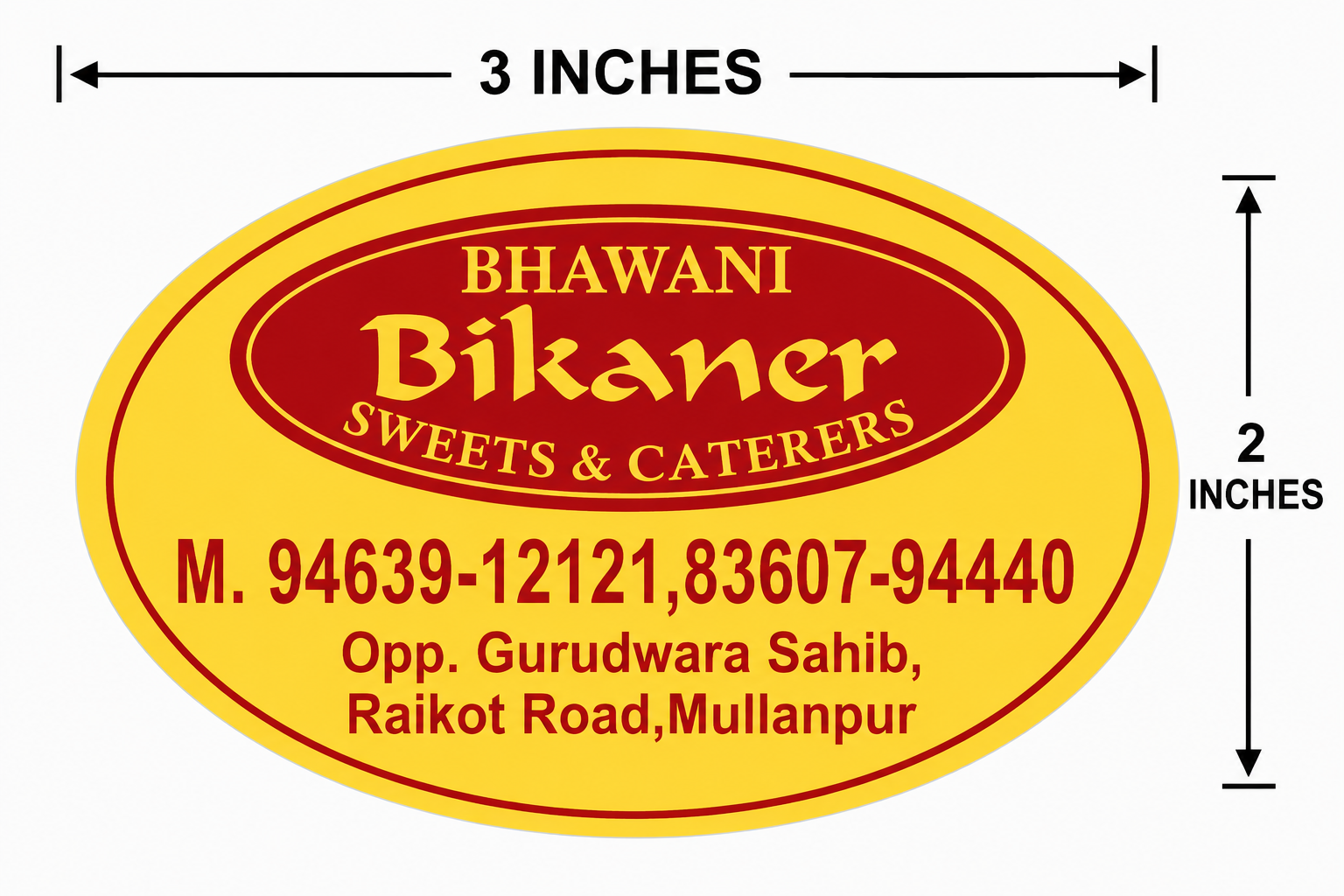 CUSTOM STICKER S 27| 100 SHEETS