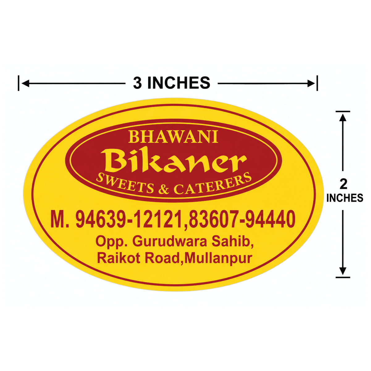 CUSTOM STICKER SW 27 | 100 SHEETS