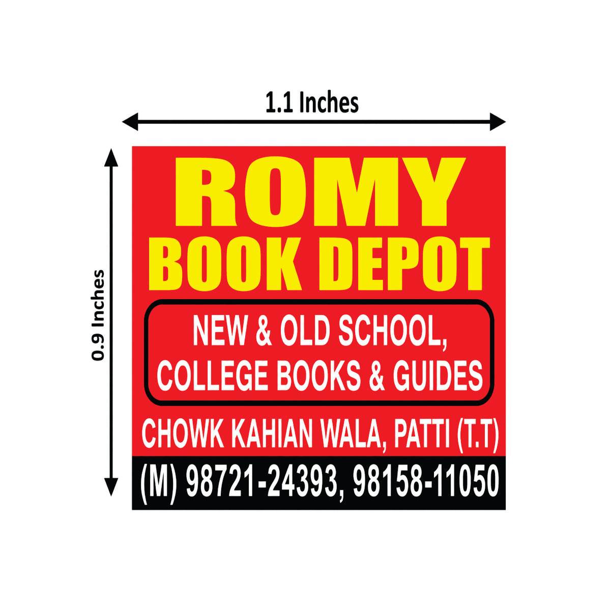 CUSTOM STICKER Bo 28| 100 SHEETS