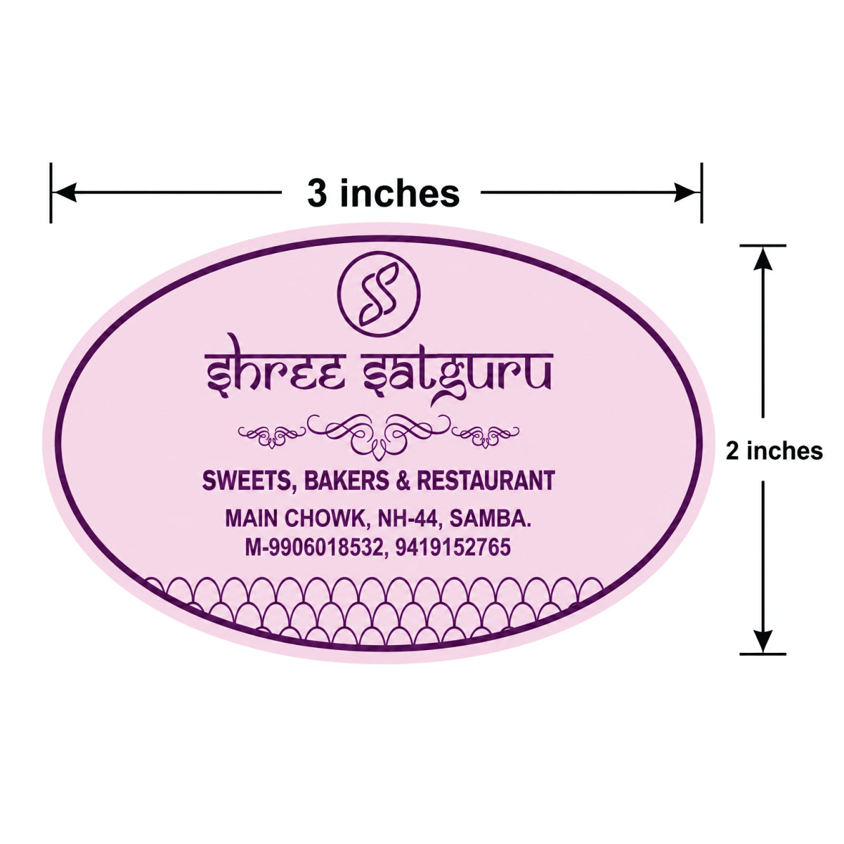 CUSTOM STICKER SW 28 | 100 SHEETS