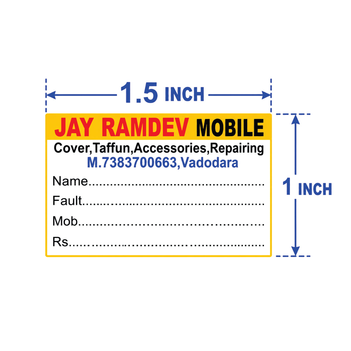 CUSTOM STICKER MO 29| 100 SHEETS