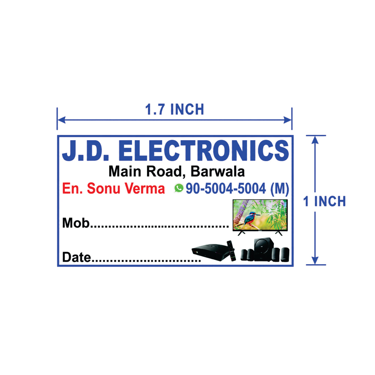 CUSTOM STICKER RE 02| 100 SHEETS