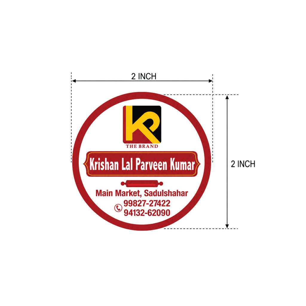 CUSTOM STICKER GR 02| 100 SHEETS