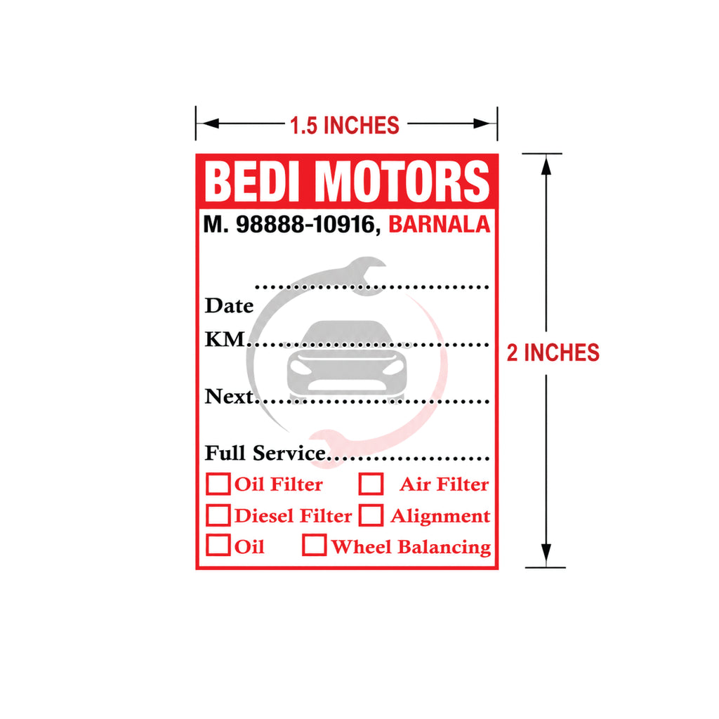 CUSTOM STICKER CR 02| 100 SHEETS