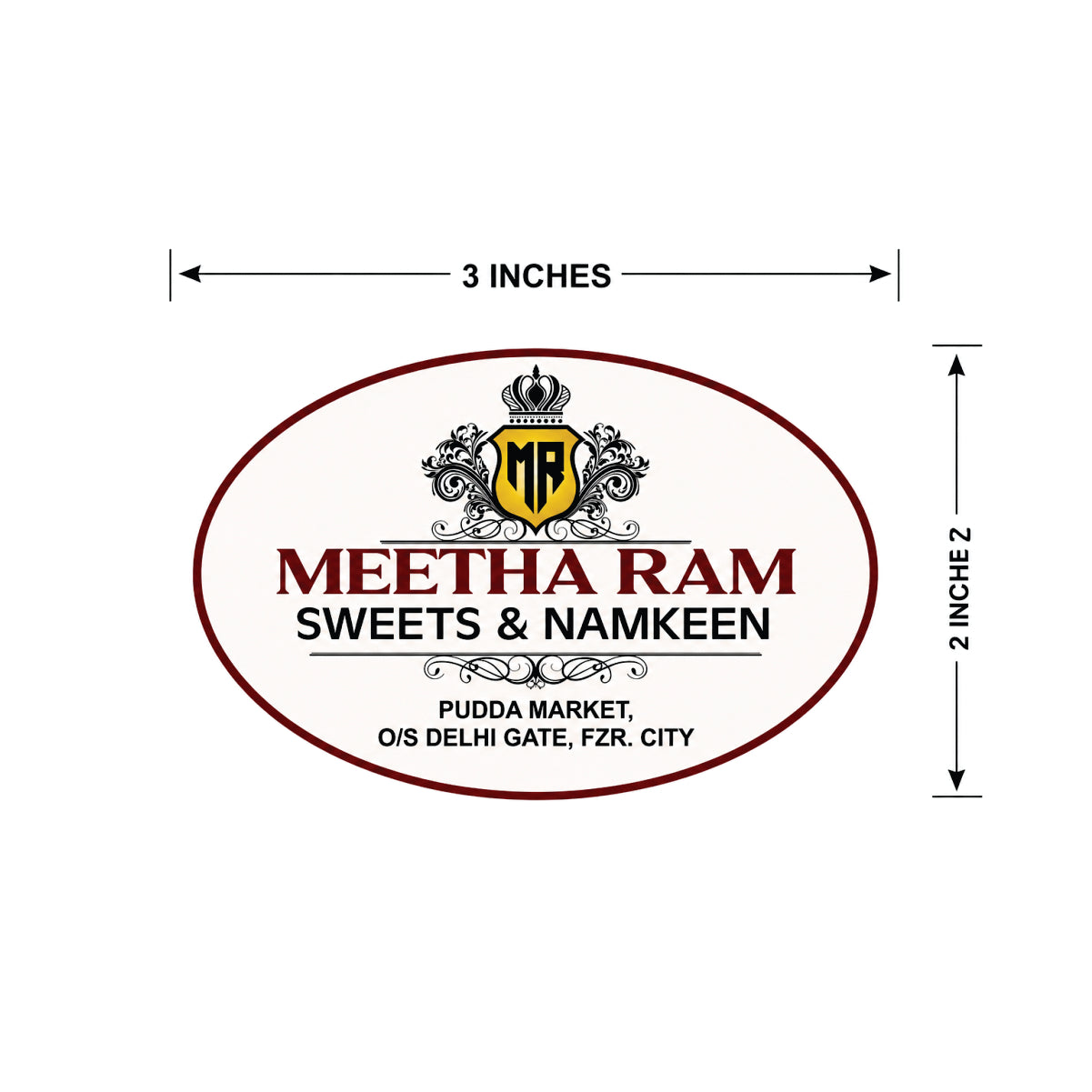 CUSTOM STICKER SW 30 | 100 SHEETS