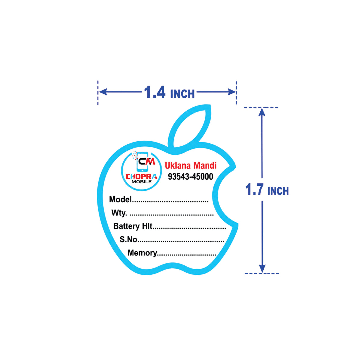 CUSTOM STICKER MO 31| 100 SHEETS