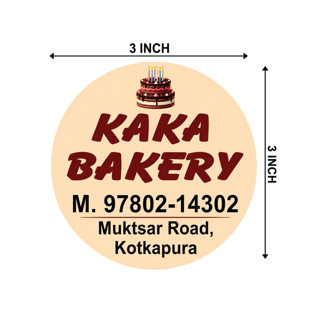 CUSTOM STICKER BK 33| 100 SHEETS