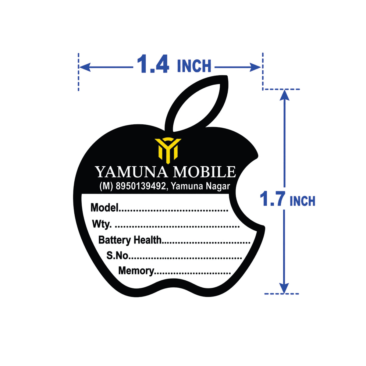CUSTOM STICKER MO 33| 100 SHEETS
