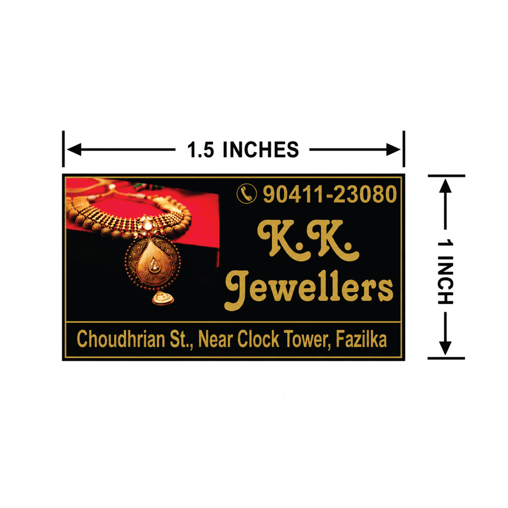 CUSTOM STICKER JE 33 | 100 SHEETS