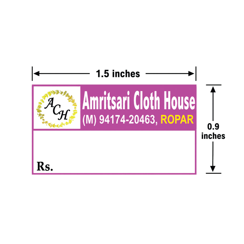 CUSTOM STICKER CL 33| 100 SHEETS