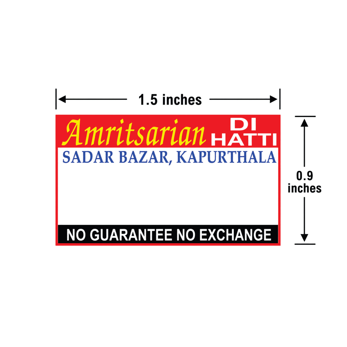 CUSTOM STICKER CL 34| 100 SHEETS