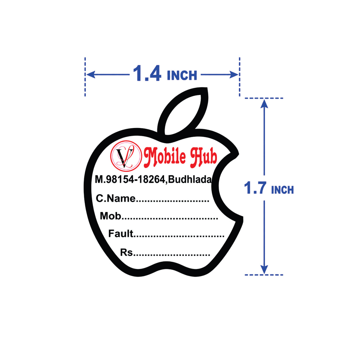 CUSTOM STICKER MO 34| 100 SHEETS