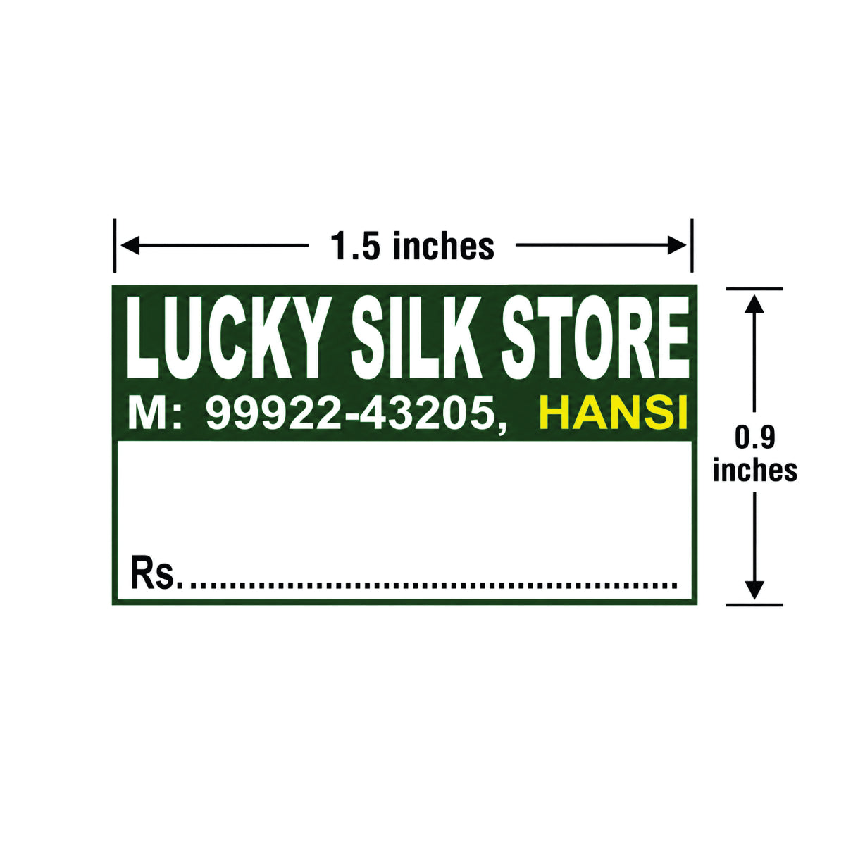 CUSTOM STICKER CL 36| 100 SHEETS