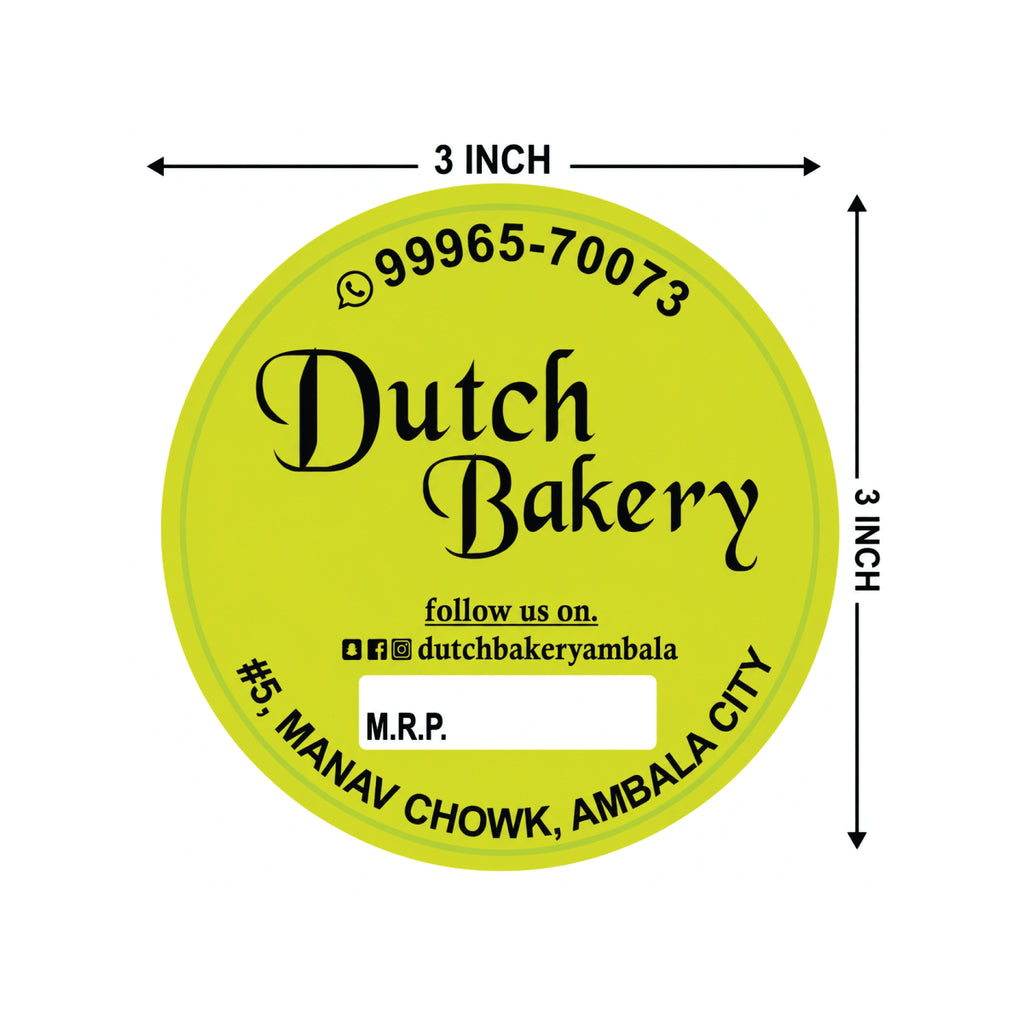 CUSTOM STICKER BK 36| 100 SHEETS