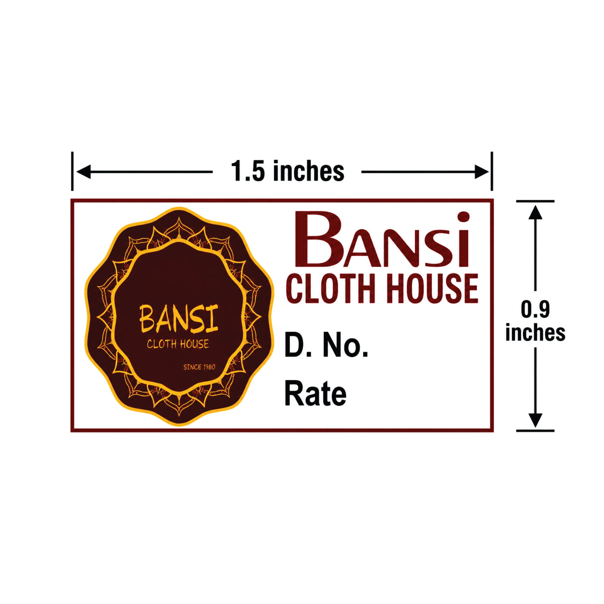 CUSTOM STICKER CL 37| 100 SHEETS