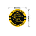 CUSTOM STICKER JE 37 | 100 SHEETS