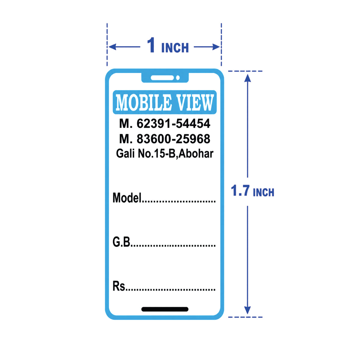 CUSTOM STICKER MO 37| 100 SHEETS