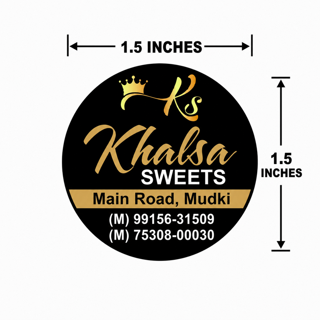 CUSTOM STICKER S 38| 100 SHEETS