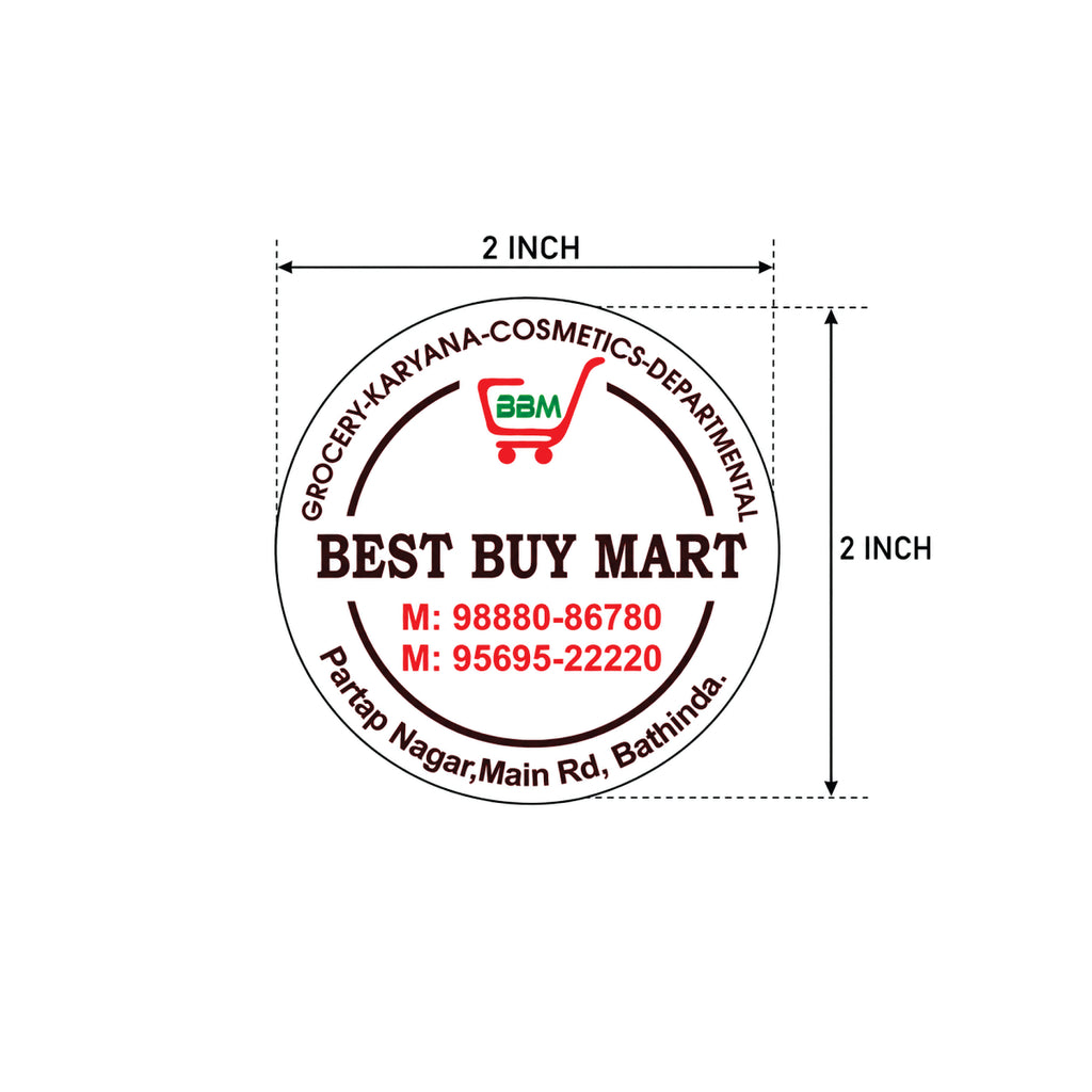 CUSTOM STICKER GR 03| 100 SHEETS
