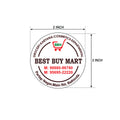CUSTOM STICKER GR 03| 100 SHEETS