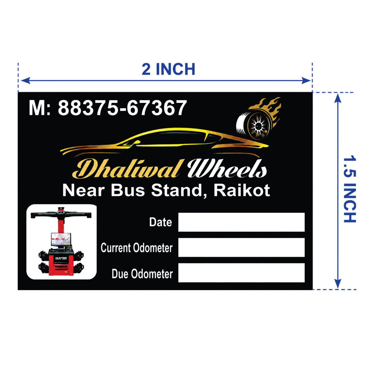 CUSTOM STICKER AU 03| 100 SHEETS