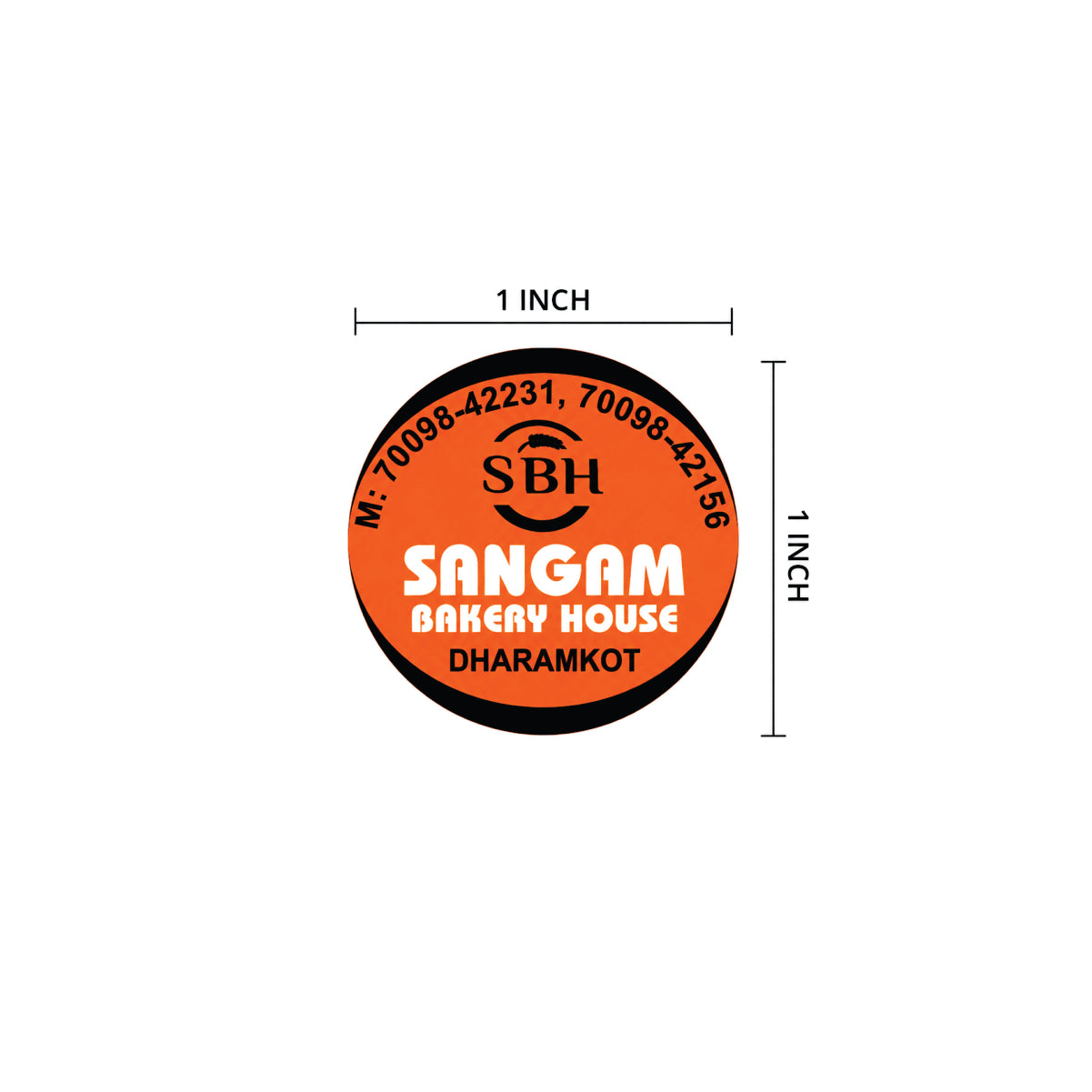CUSTOM STICKER BK 003 | 100 SHEETS