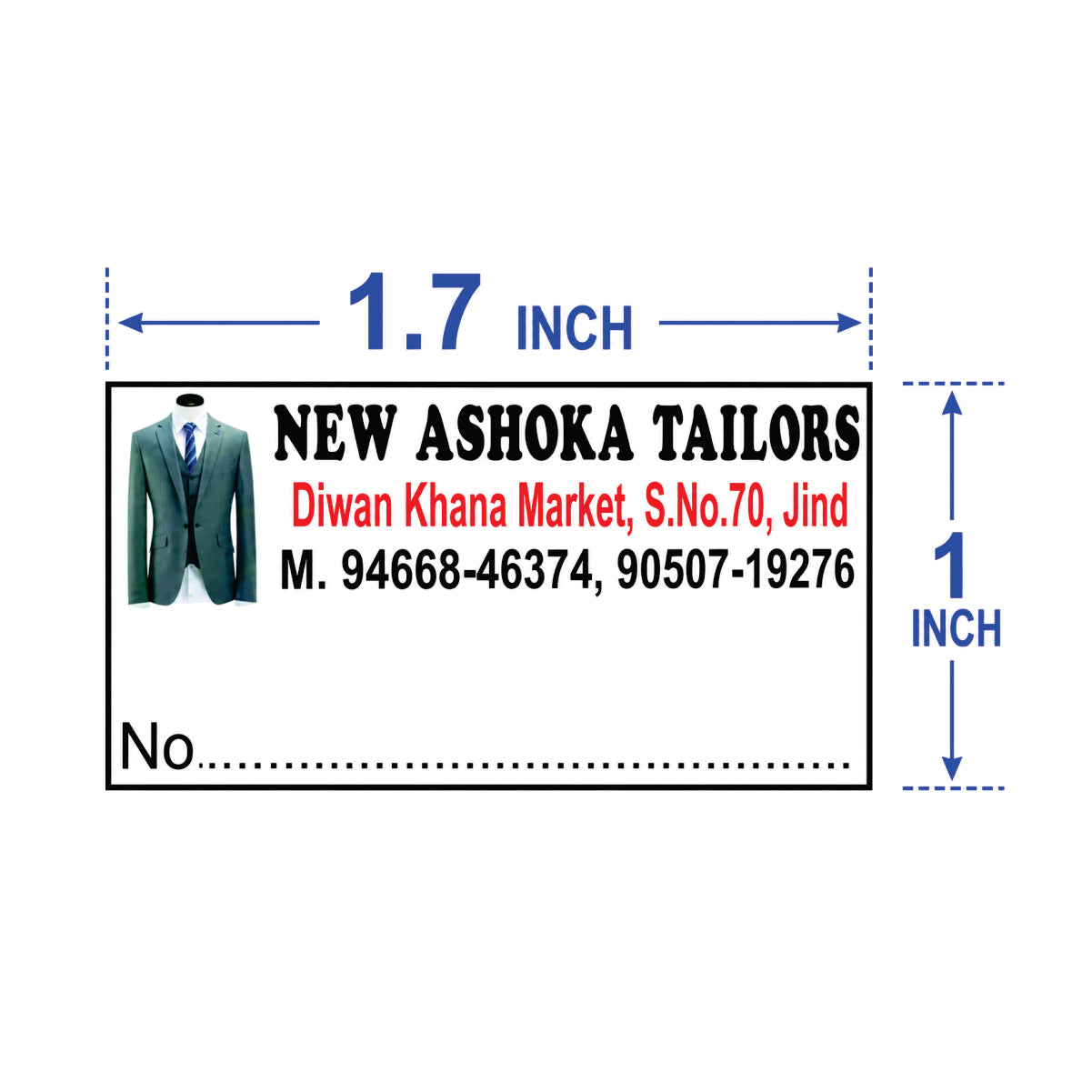 CUSTOM STICKER TA 03| 100 SHEETS