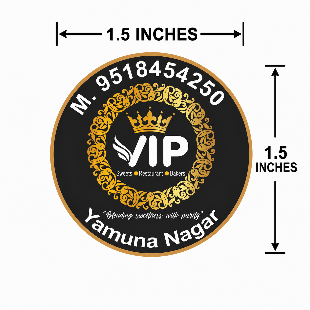 CUSTOM STICKER S 40| 100 SHEETS