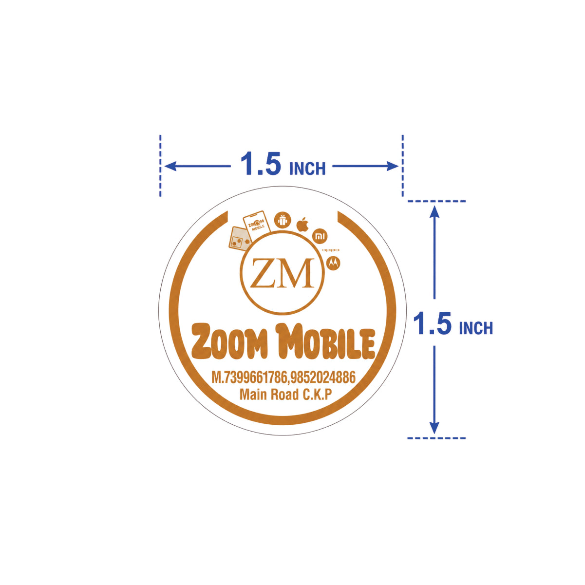 CUSTOM STICKER MO 44| 100 SHEETS