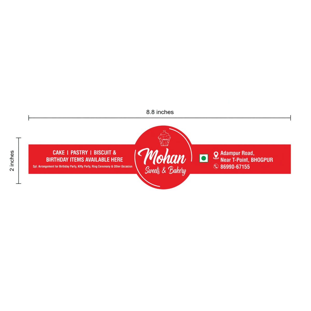 CUSTOM STICKER BK 45| 100 SHEETS