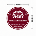CUSTOM STICKER S 45| 100 SHEETS