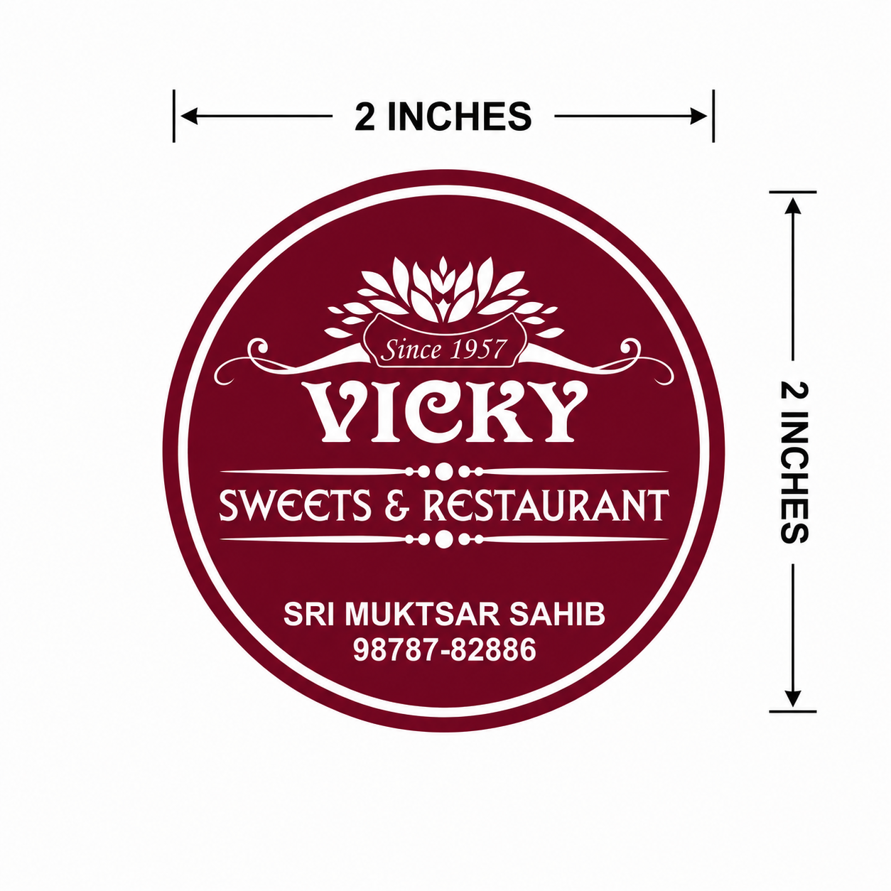 CUSTOM STICKER S 45| 100 SHEETS