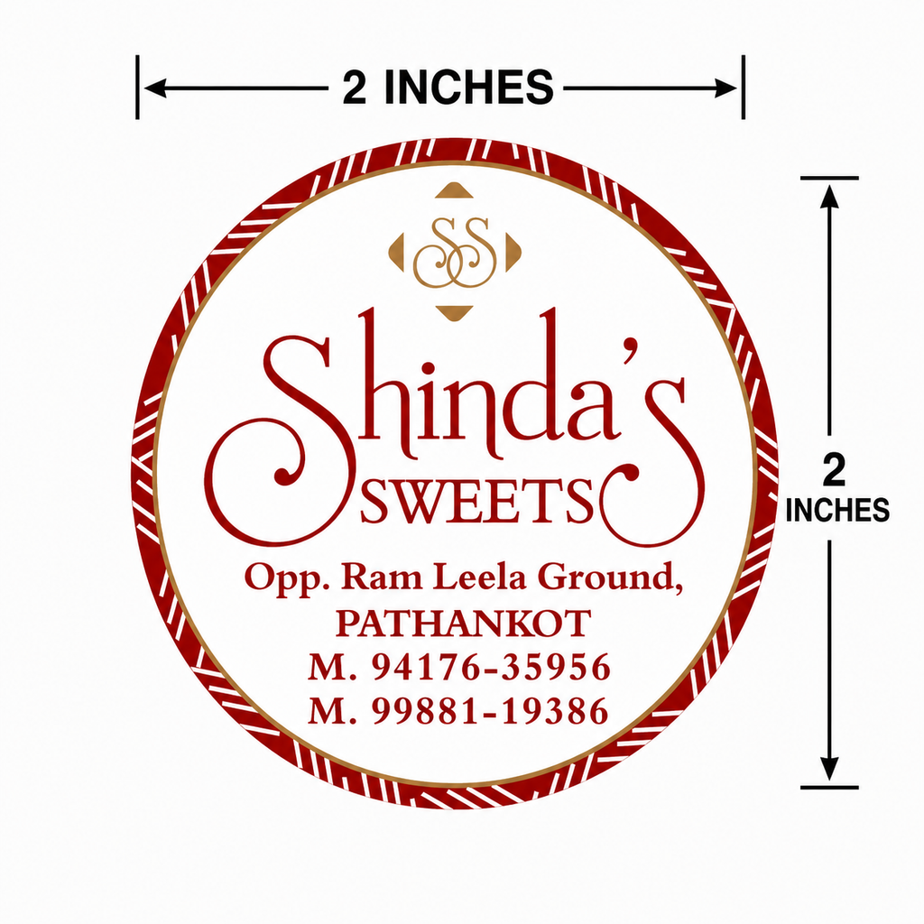 CUSTOM STICKER S 46| 100 SHEETS