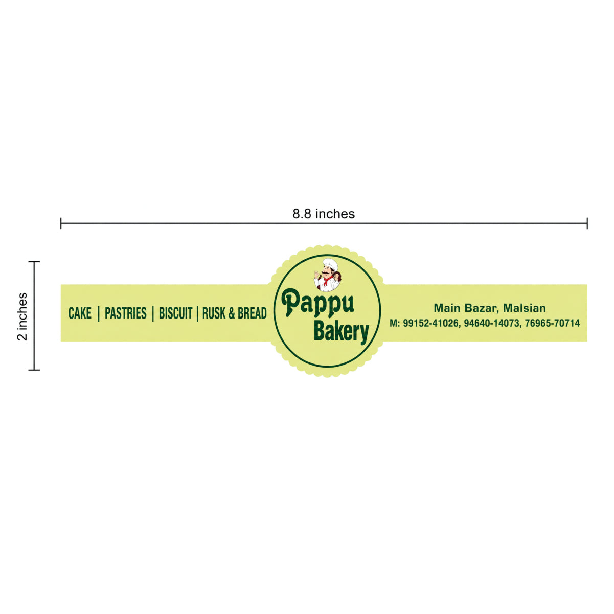 CUSTOM STICKER BK 48| 100 SHEETS