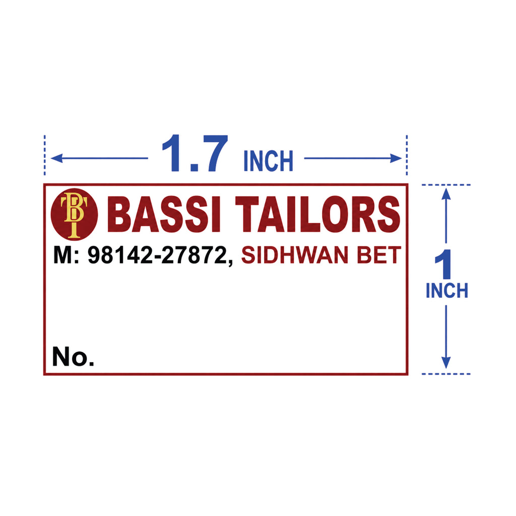 CUSTOM STICKER TA 04| 100 SHEETS