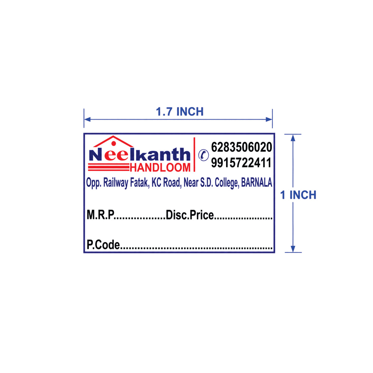 CUSTOM STICKER HA 04| 100 SHEETS