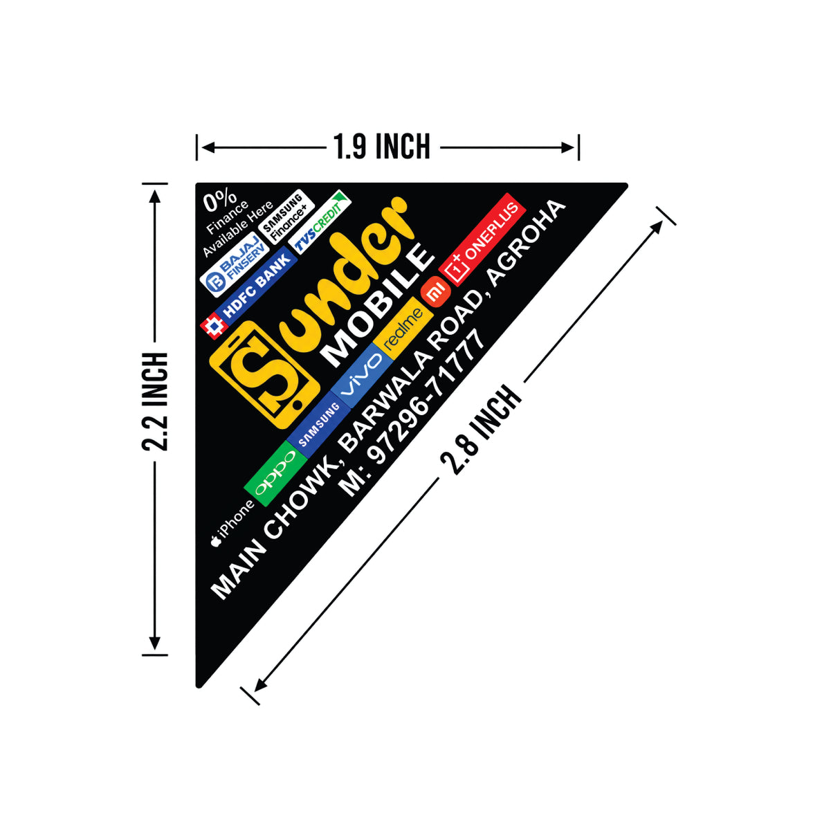 CUSTOM STICKER MO 04| 100 SHEETS