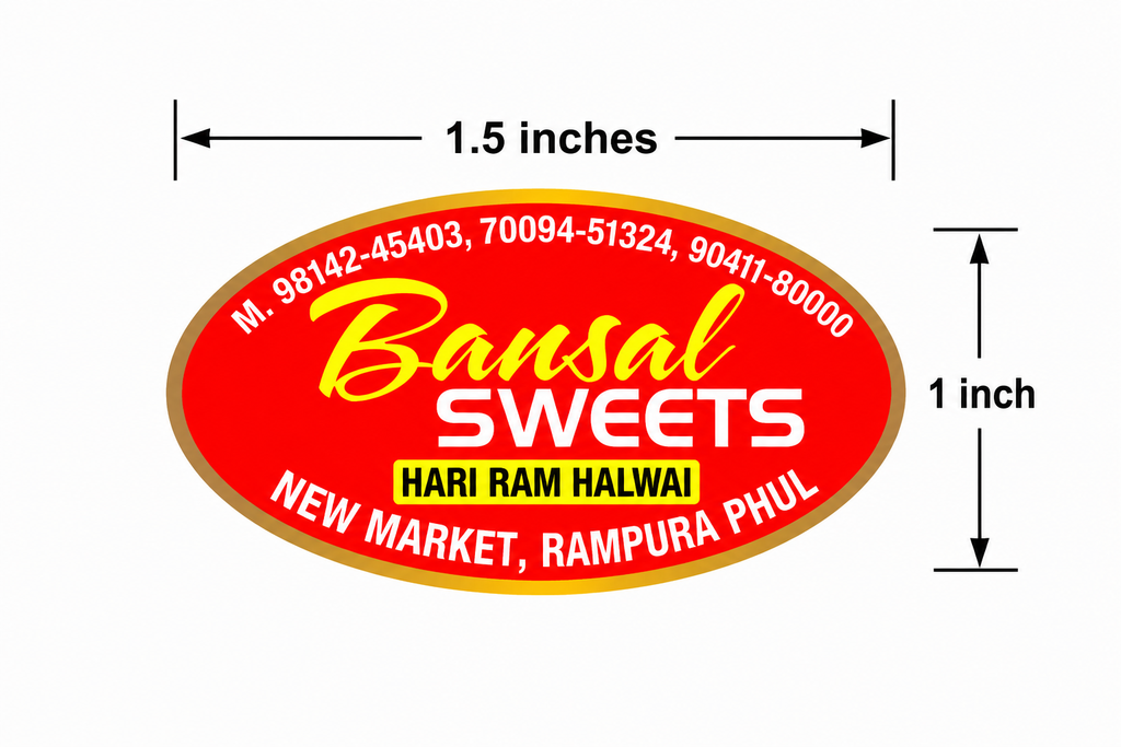 CUSTOM STICKER S 05| 100 SHEETS