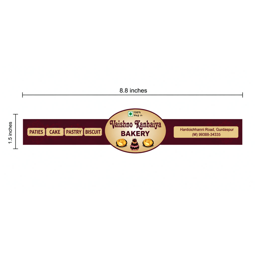 CUSTOM STICKER BK 50| 100 SHEETS
