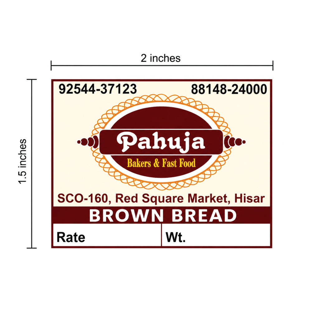 CUSTOM STICKER BK 51| 100 SHEETS
