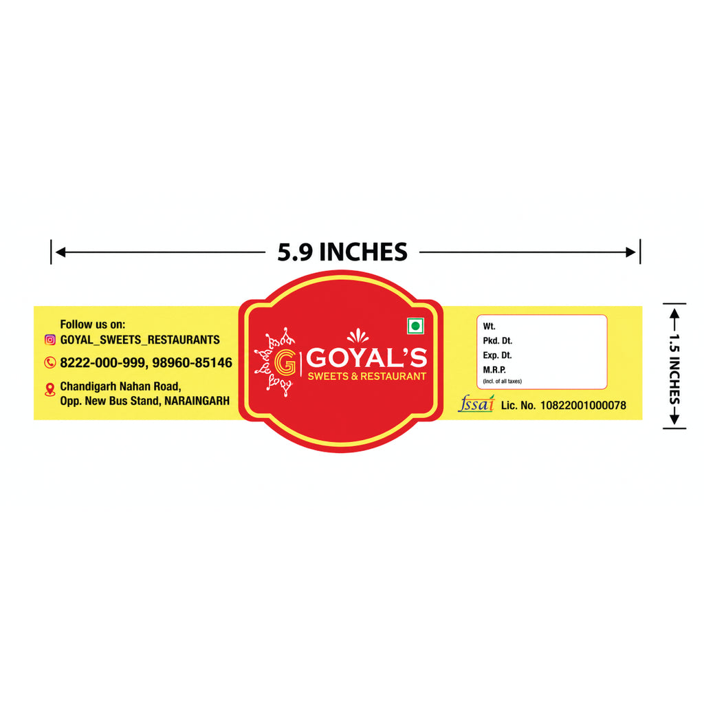 CUSTOM STICKER S 53 | 100 SHEETS