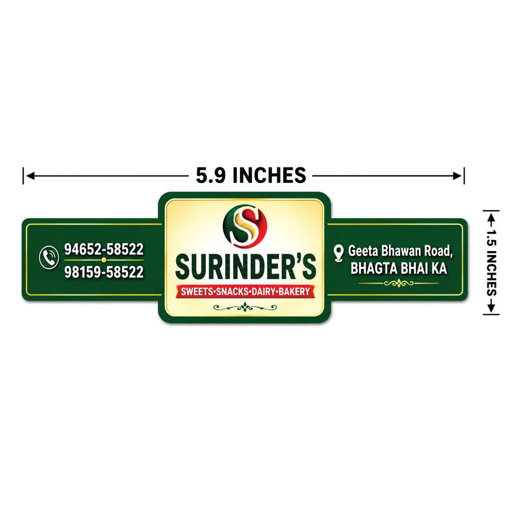 CUSTOM STICKER S 55 | 100 SHEETS