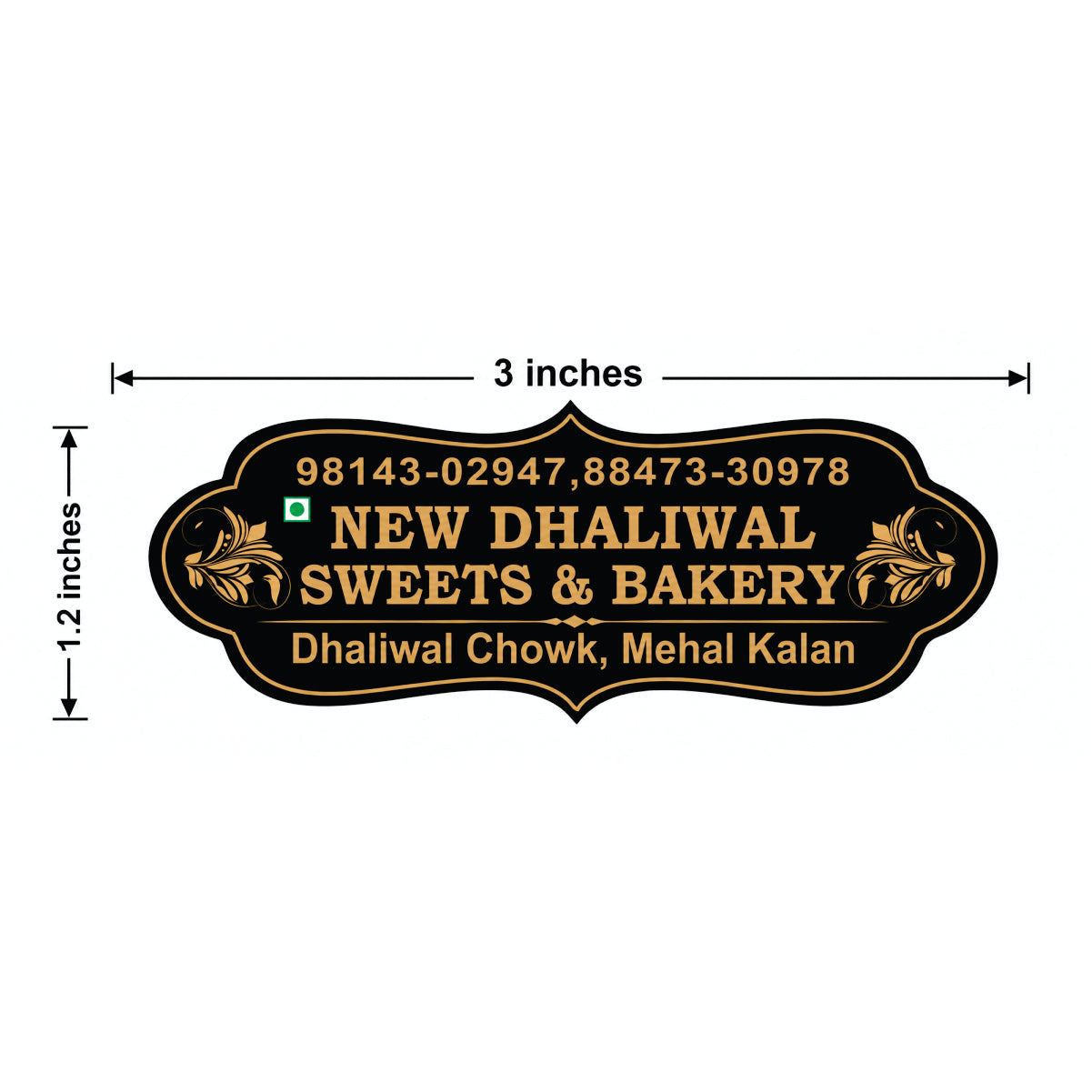 CUSTOM STICKER BK 57| 100 SHEETS
