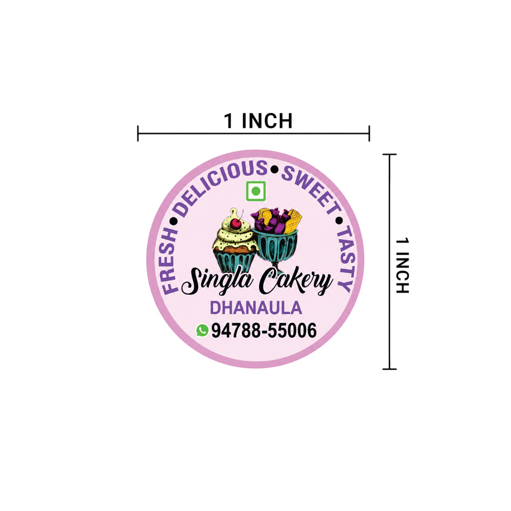 CUSTOM STICKER BK 006 | 100 SHEETS