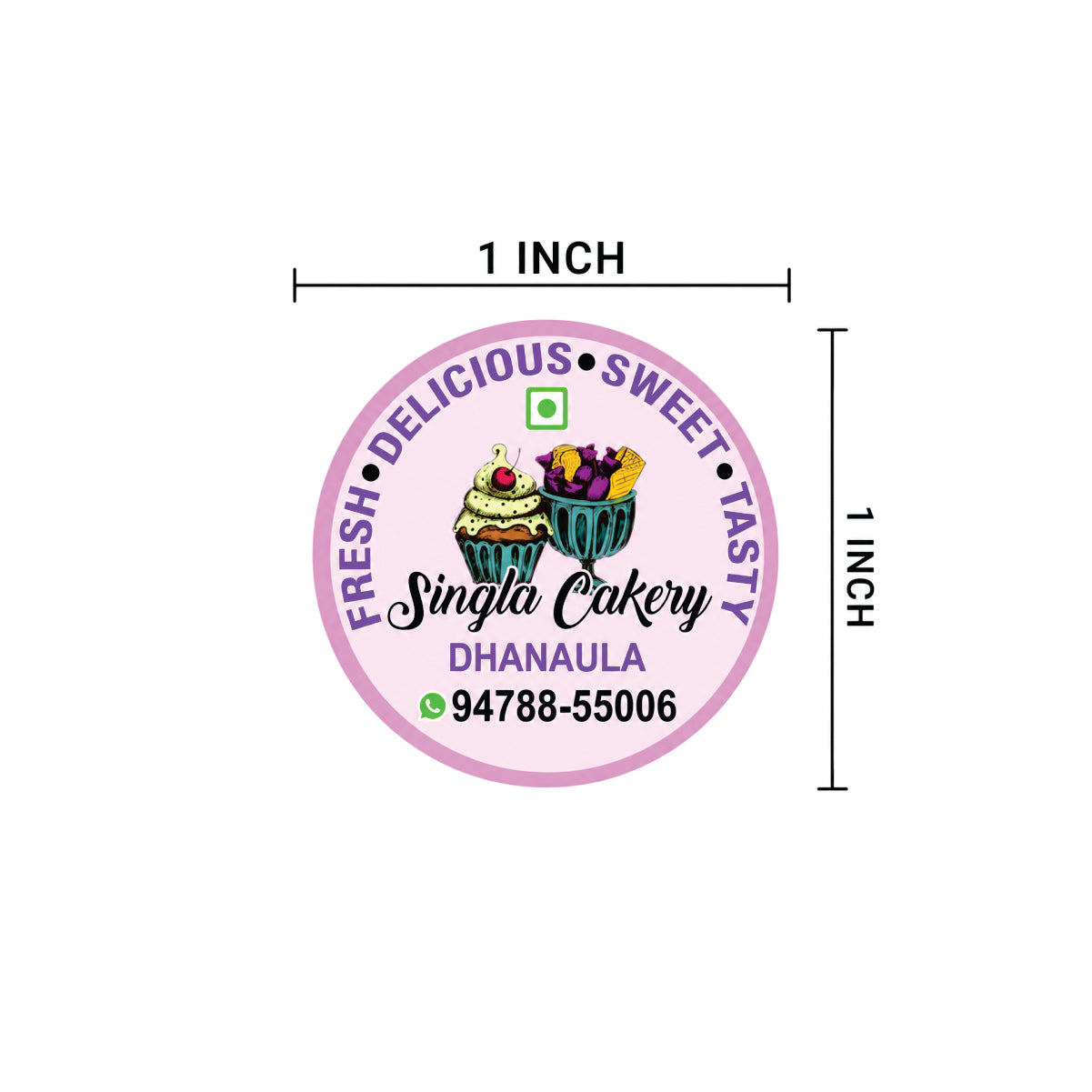 CUSTOM STICKER BK 006 | 100 SHEETS